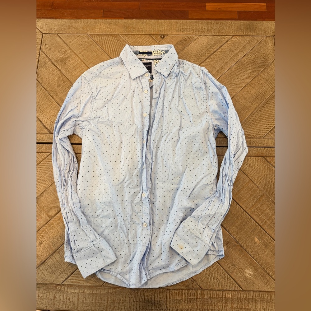 Denim & Flower Light Blue Button Down Shirt
